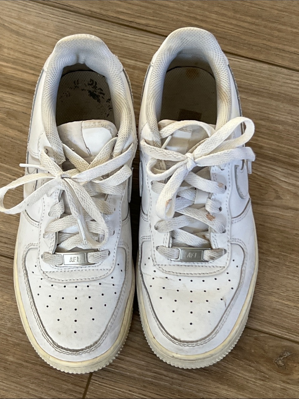 Nike White Air Force 1 Style Sneakers, Sz 4.5 YOUTH